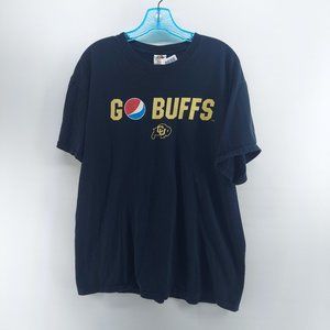 Fruit of the Loom go buffs logo T-shirt size XL